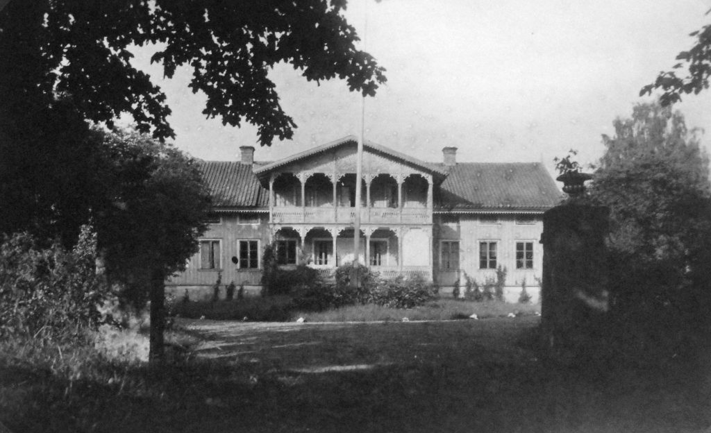 Attarps gård 1924. Foto: Knut Björlingsson